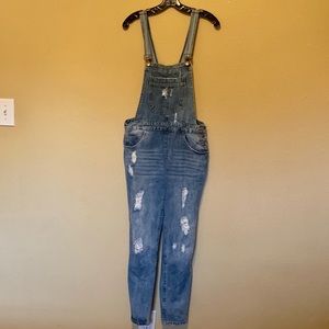 Forever 21 full length denim overalls 27